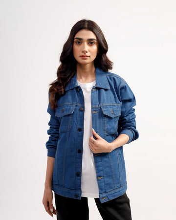 Deep Blue Denim Jacket