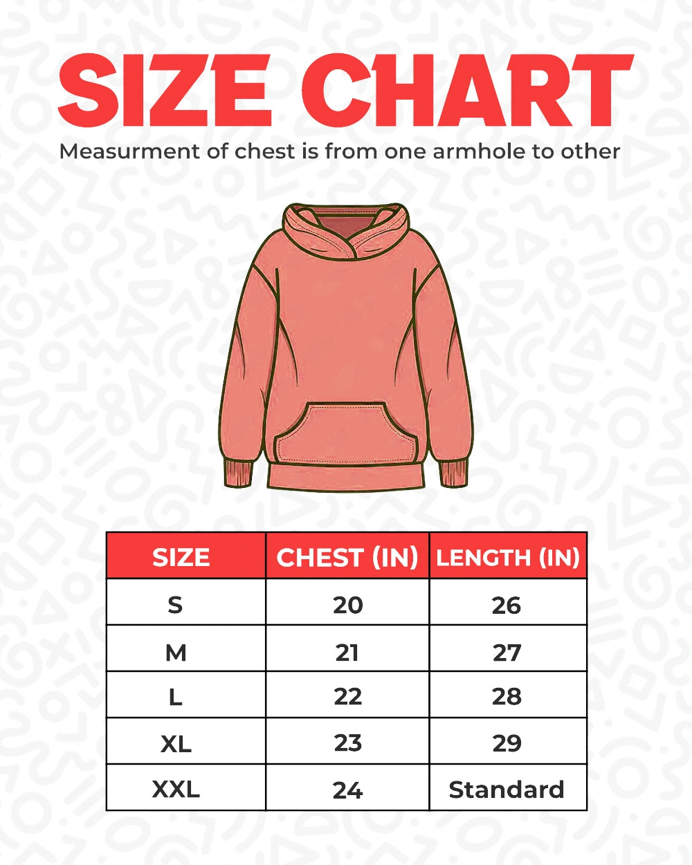 Size Chart 1