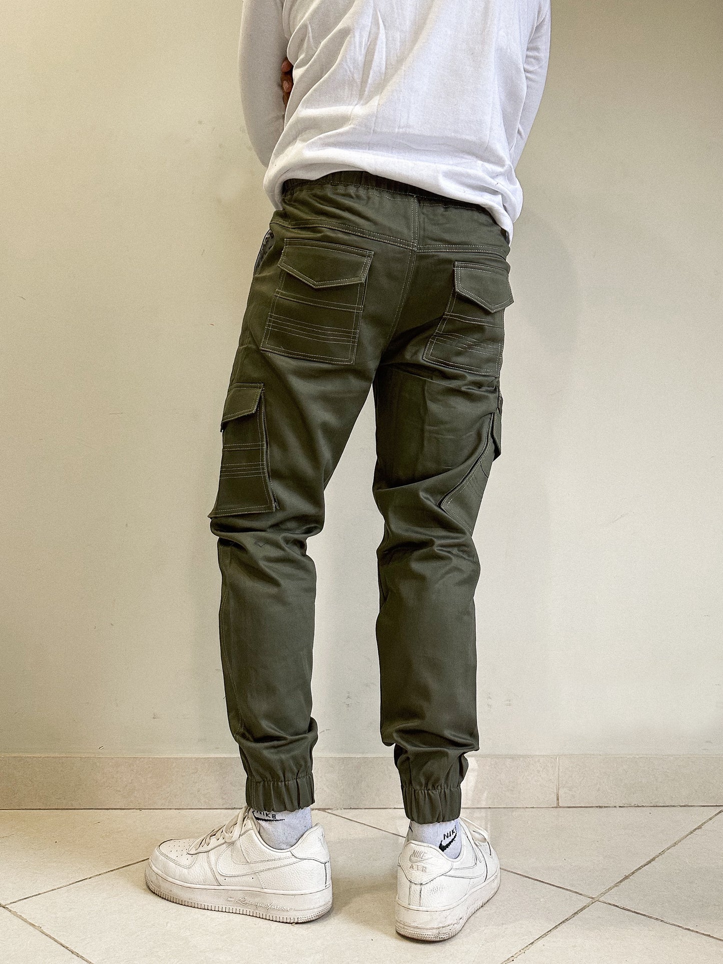 Olive Green Cargo Pants