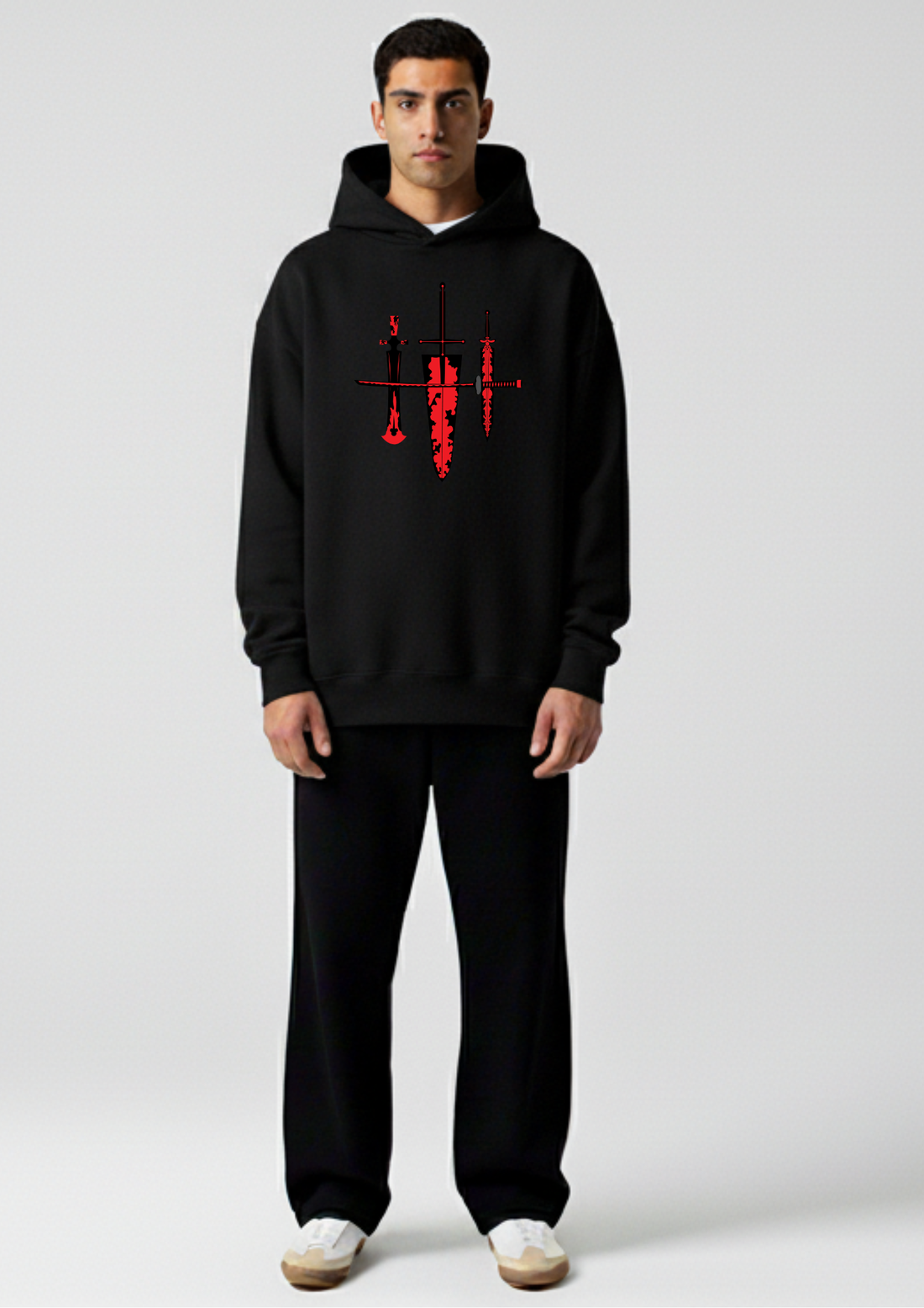 Triple Blade Oversized Hoodie