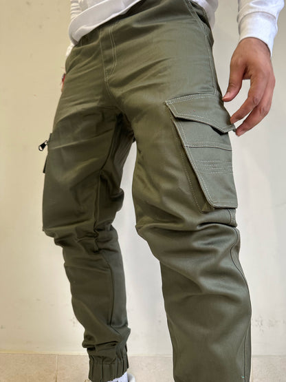 Olive Green Cargo Pants