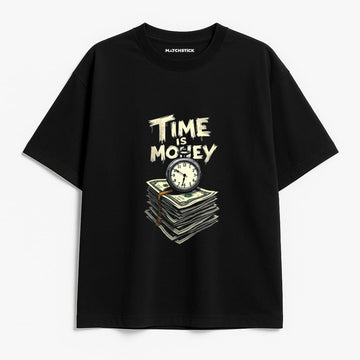 Time Is Money Oversized T-Shirt