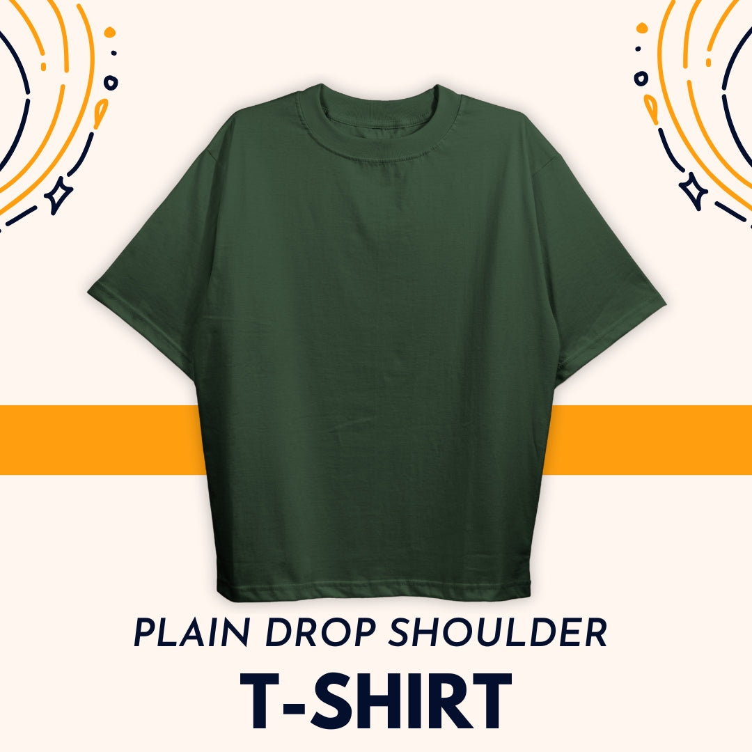 Plain Drop Shoulder Tee