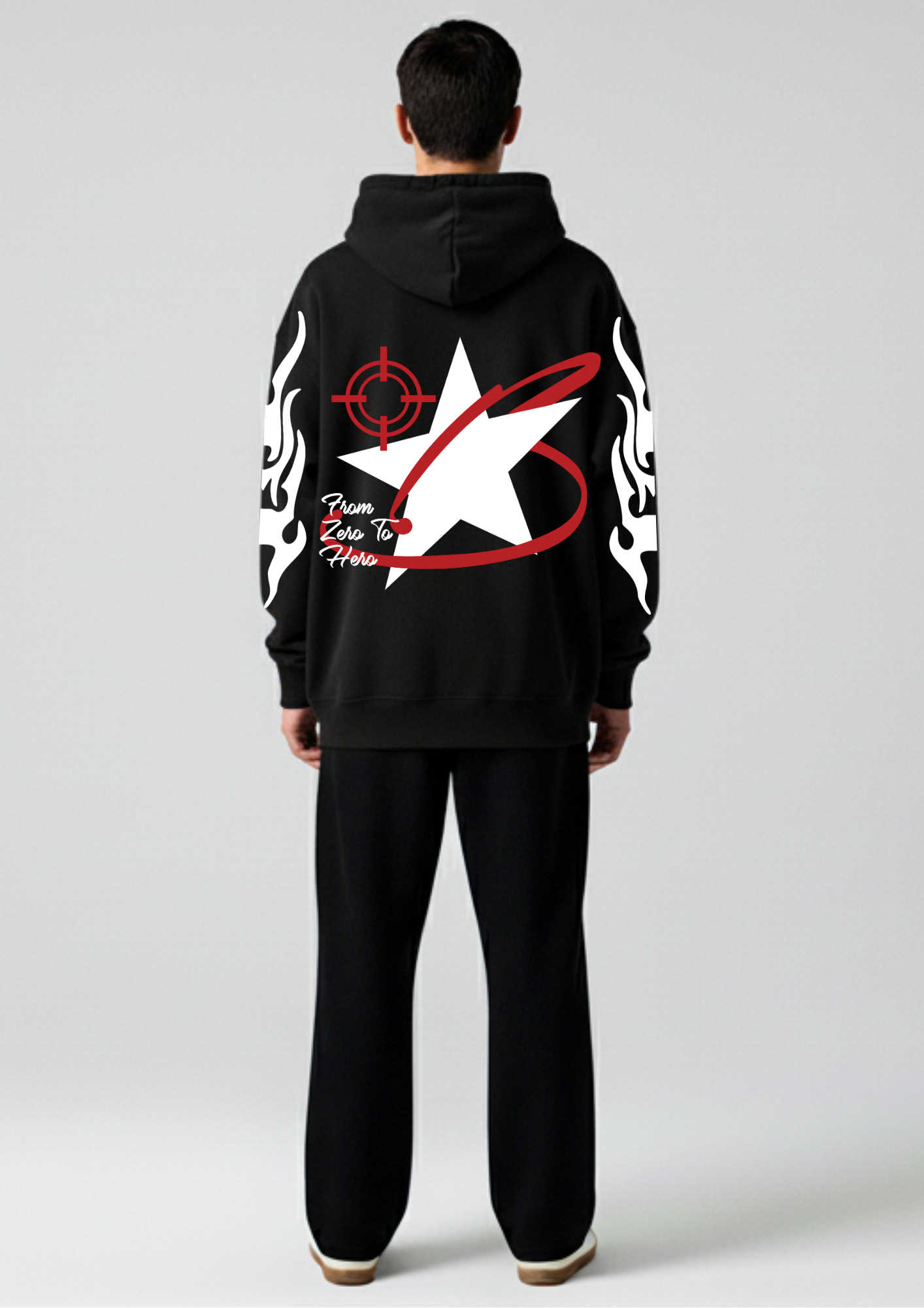 Zero to Hero Star Oversized Hoodie
