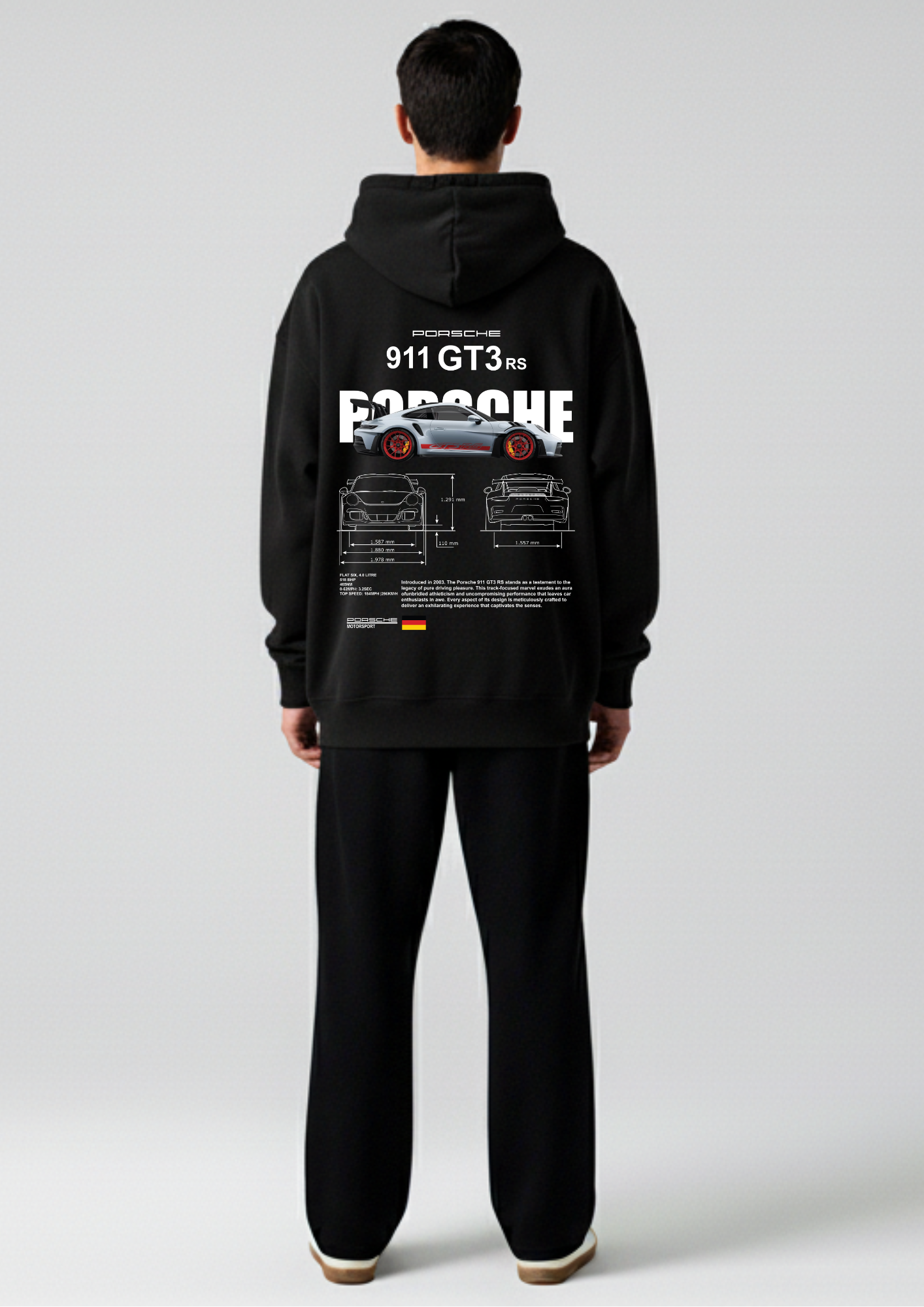 Porsche 911 Oversized Hoodie
