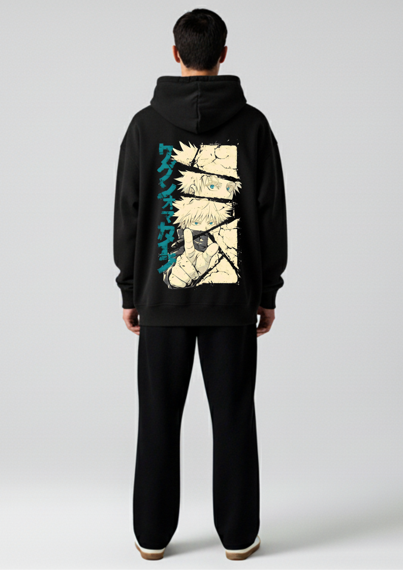 Split Vision Oversized Hoodie