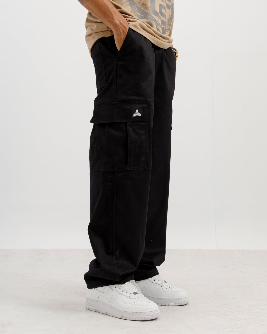 Black Baggy Cargo Pants