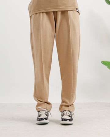 Sandstone Pleated Trouser