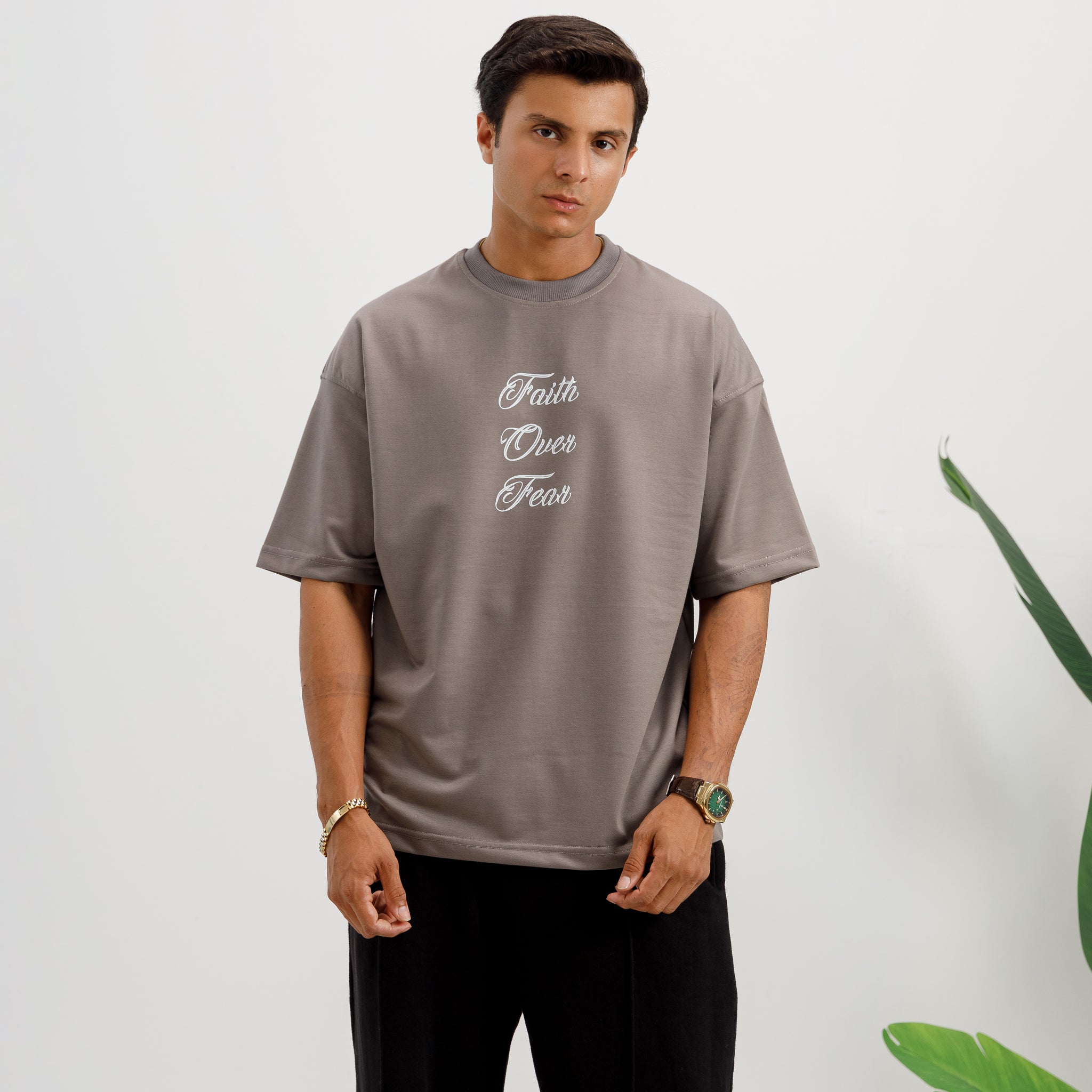 Faith Over Fear Oversized T-Shirt