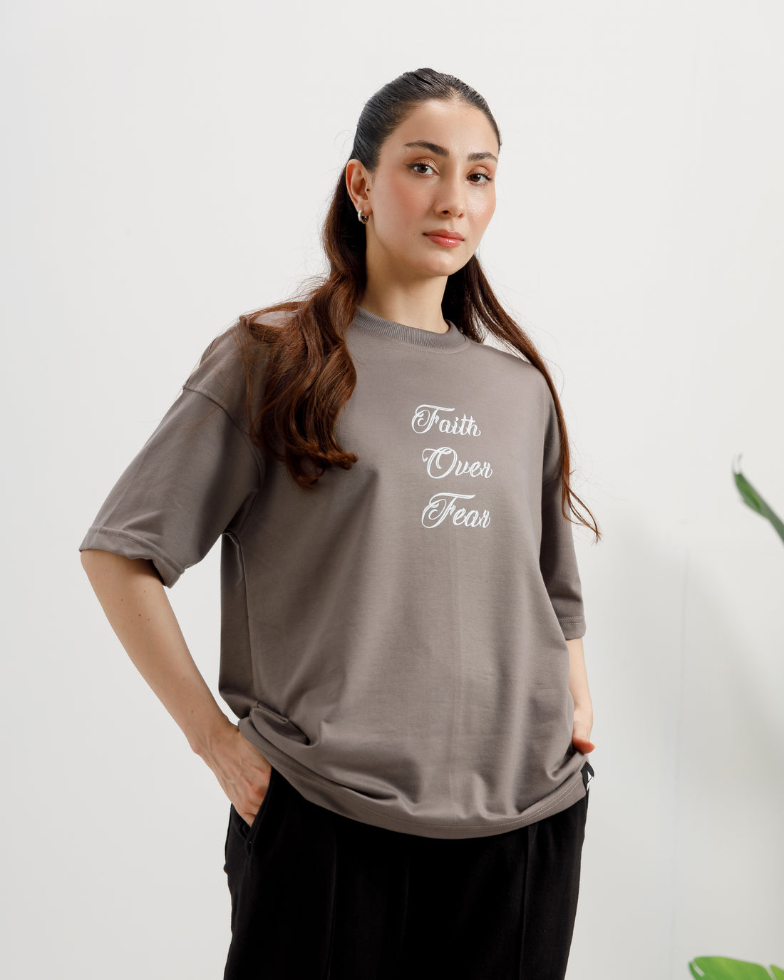 Faith Over Fear Oversized T-Shirt