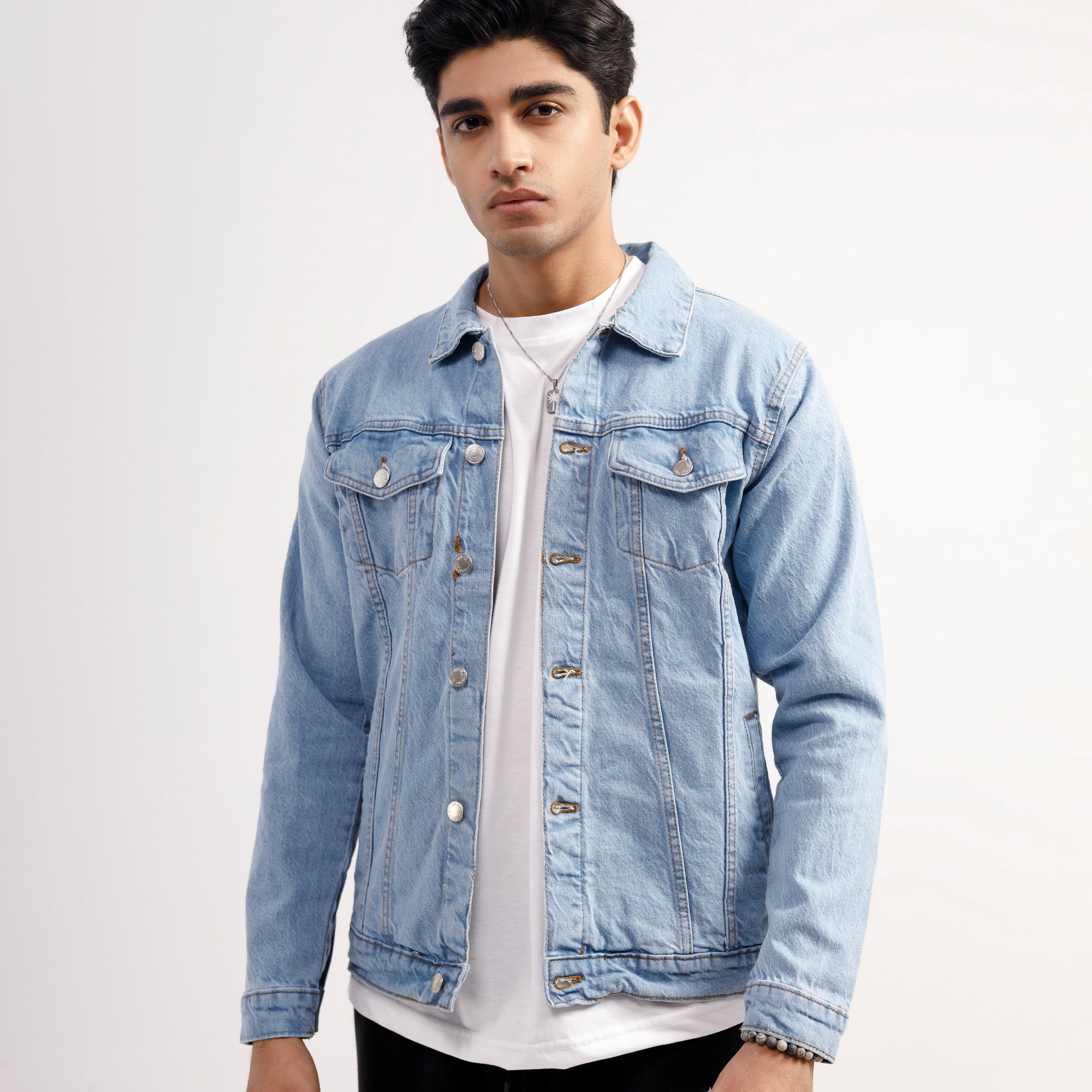 Sky Blue Denim Jacket