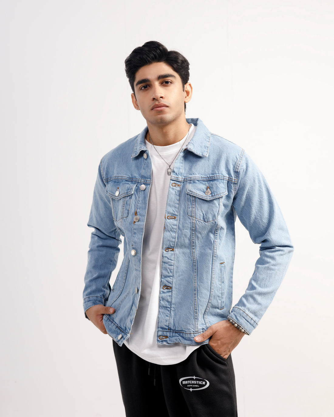 Sky Blue Denim Jacket