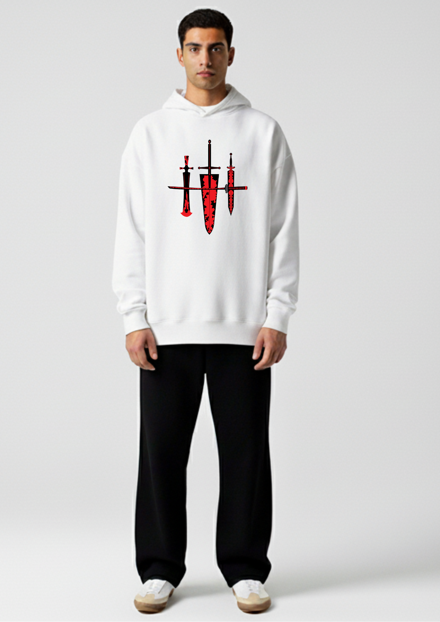 Triple Blade Oversized Hoodie