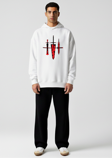 Triple Blade Oversized Hoodie