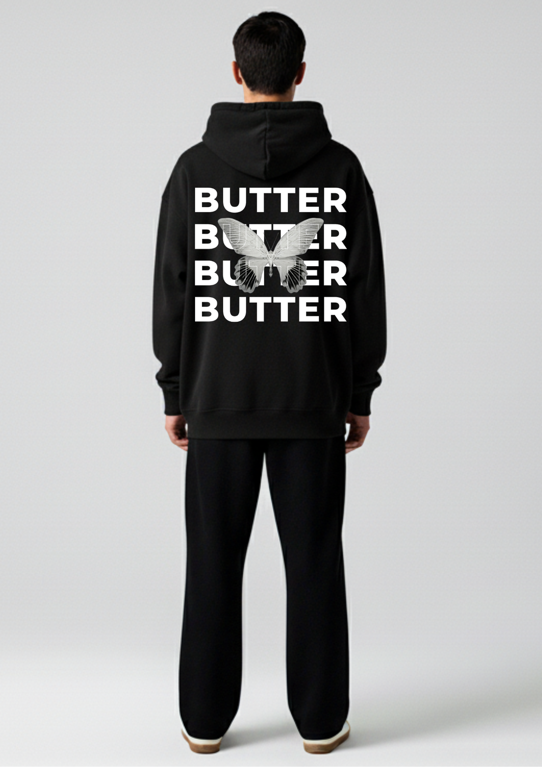 Butterfly Echo Oversized Hoodie