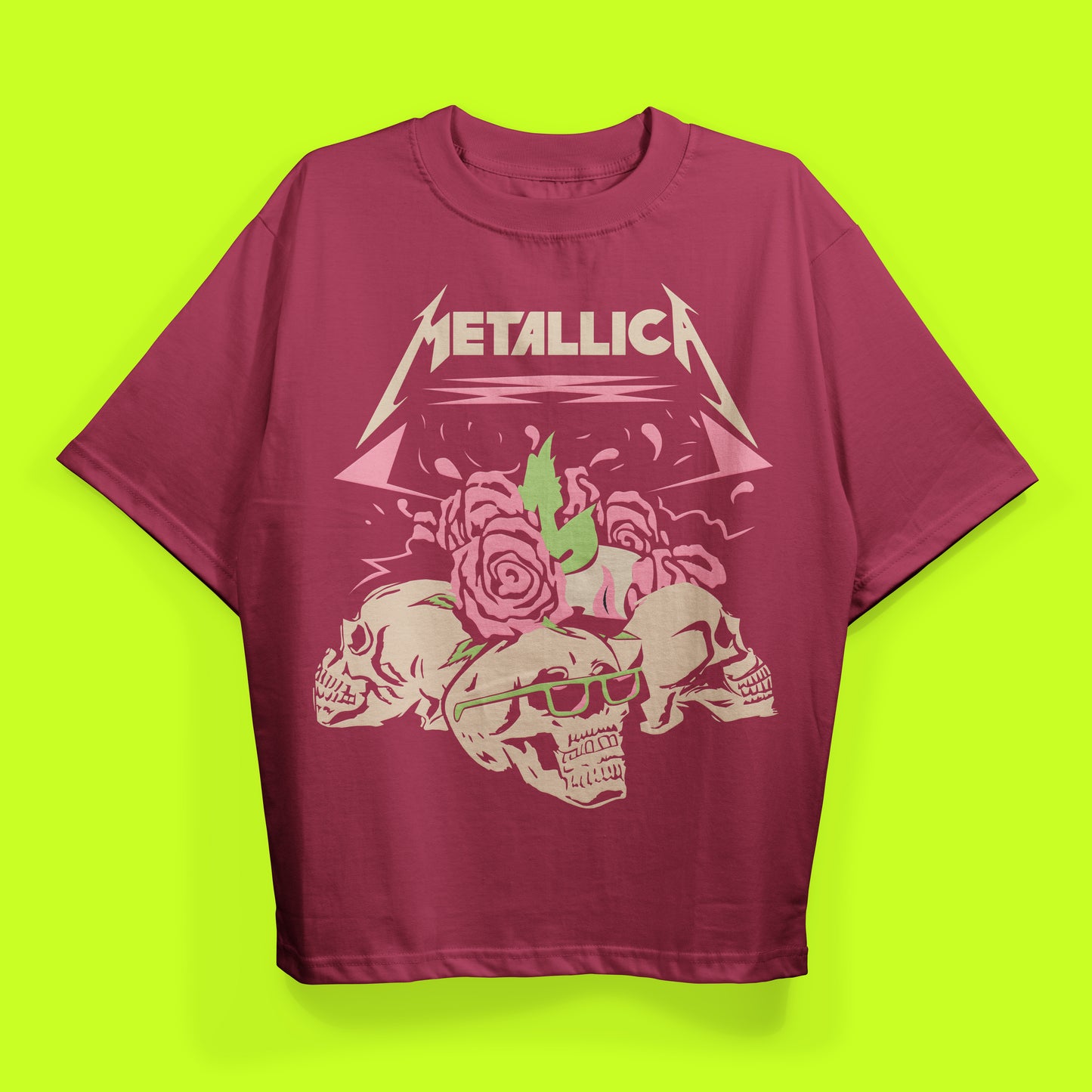 Metallica Drop Shoulder Tee