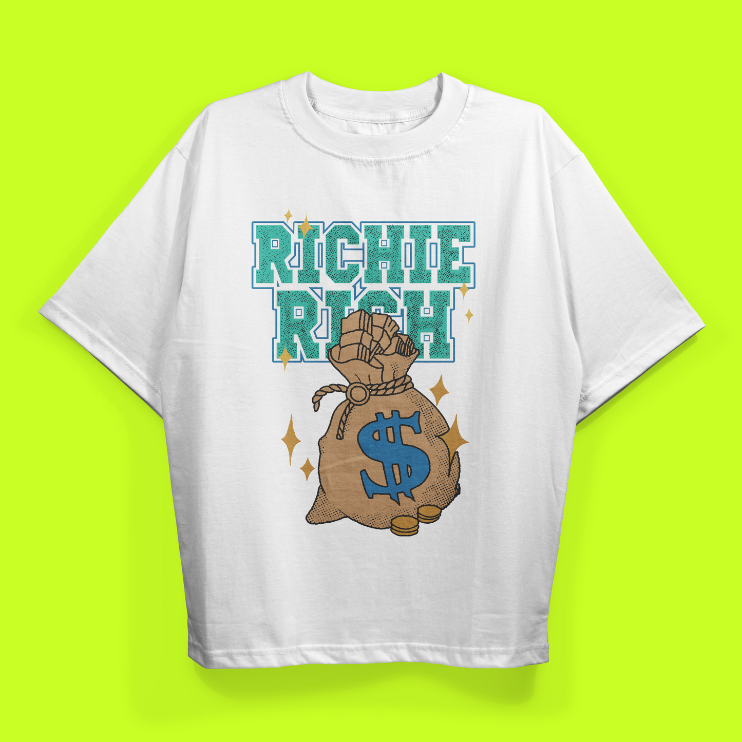 Richie Rich Drop Shoulder Tee