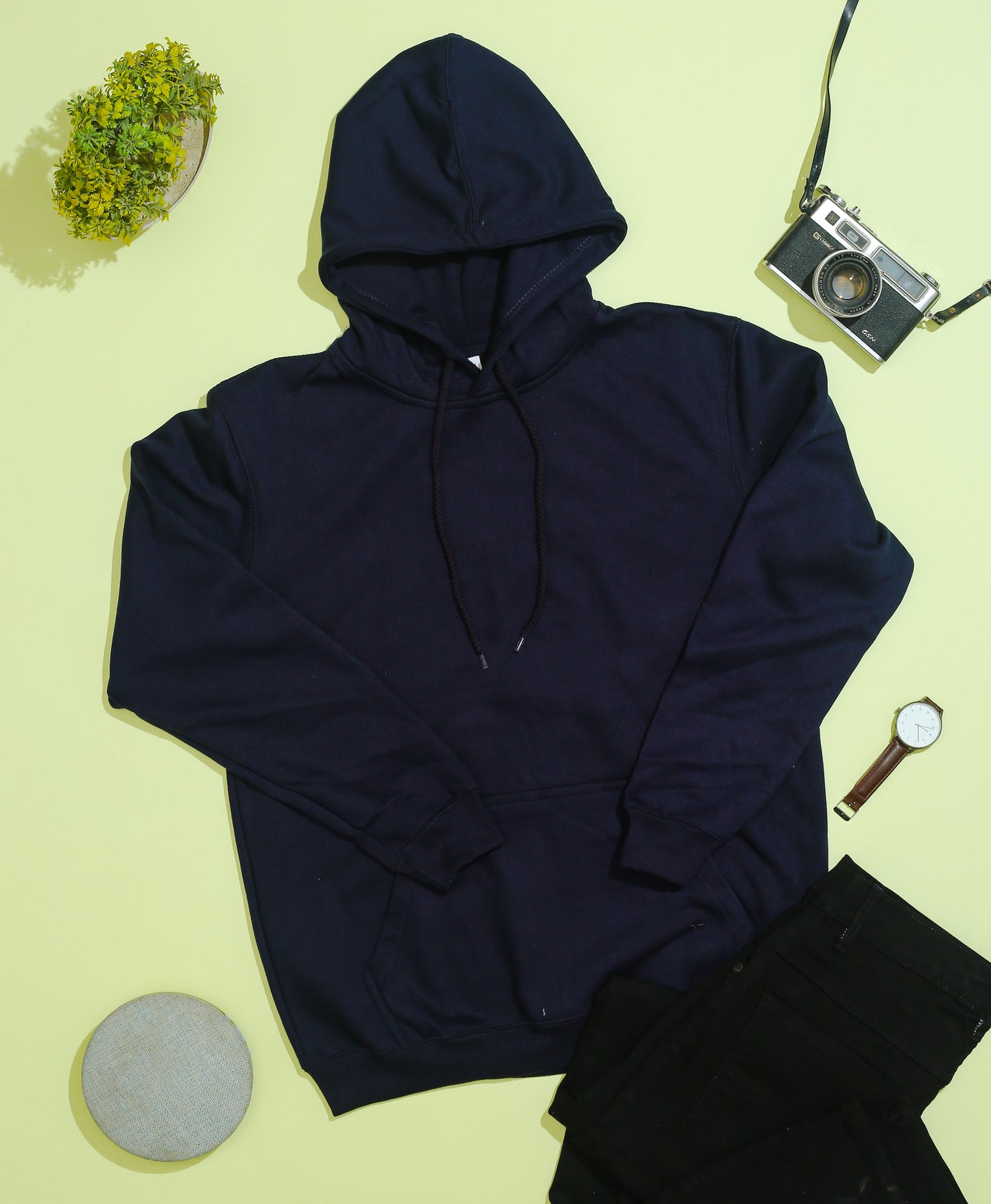 Pack Of 2 Plain Hoodies