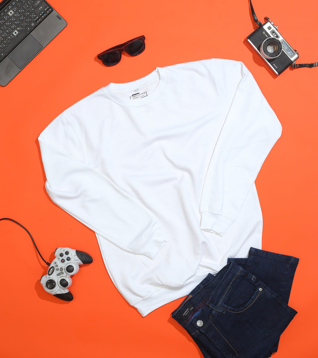 Pack Of 2 Plain Sweatshirts