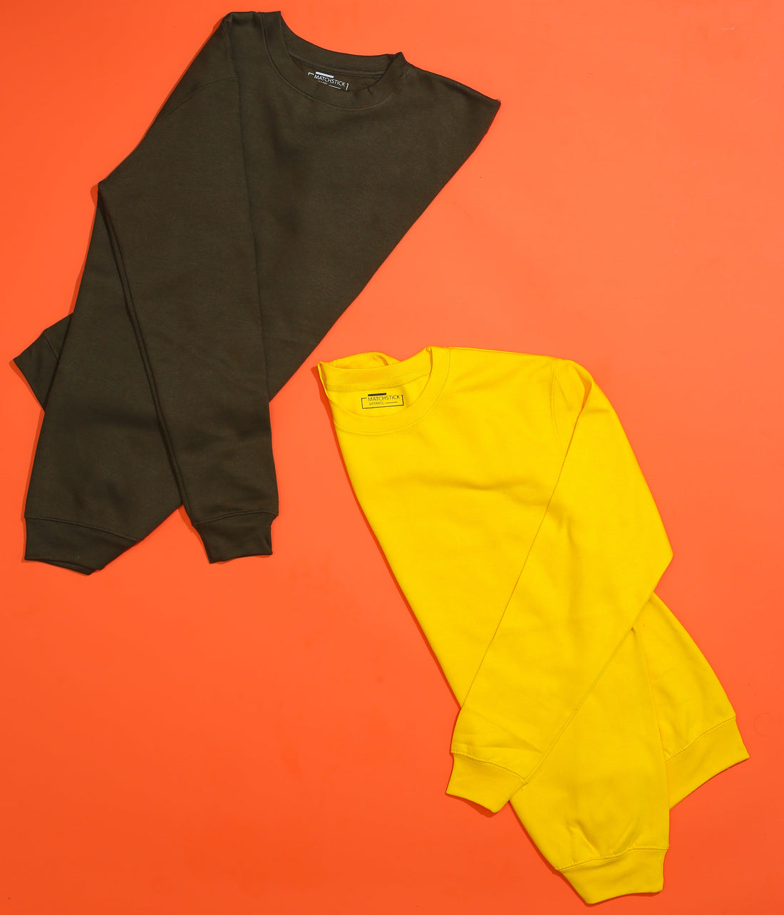 Pack Of 5 Plain Sweatshirts