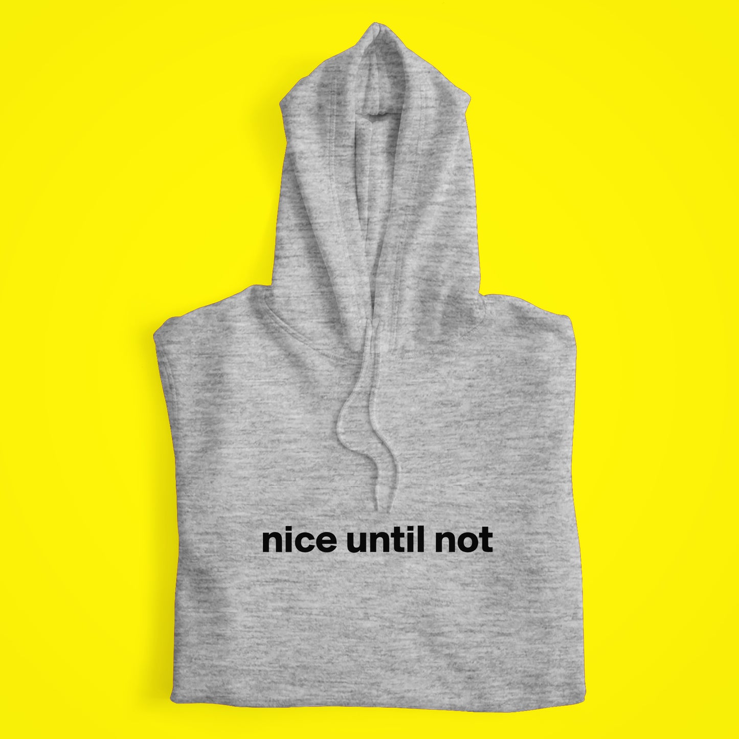 Nice Until Not Hoodie