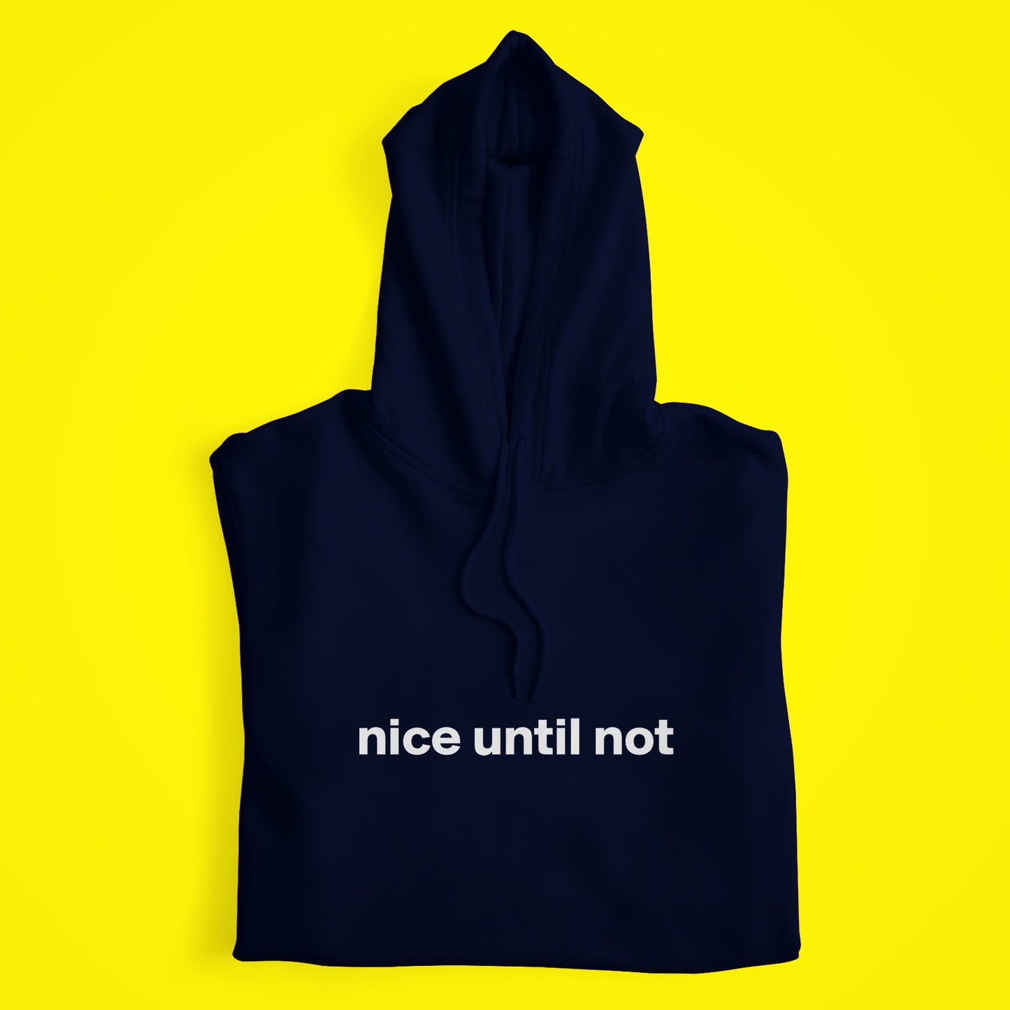 Nice Until Not Hoodie