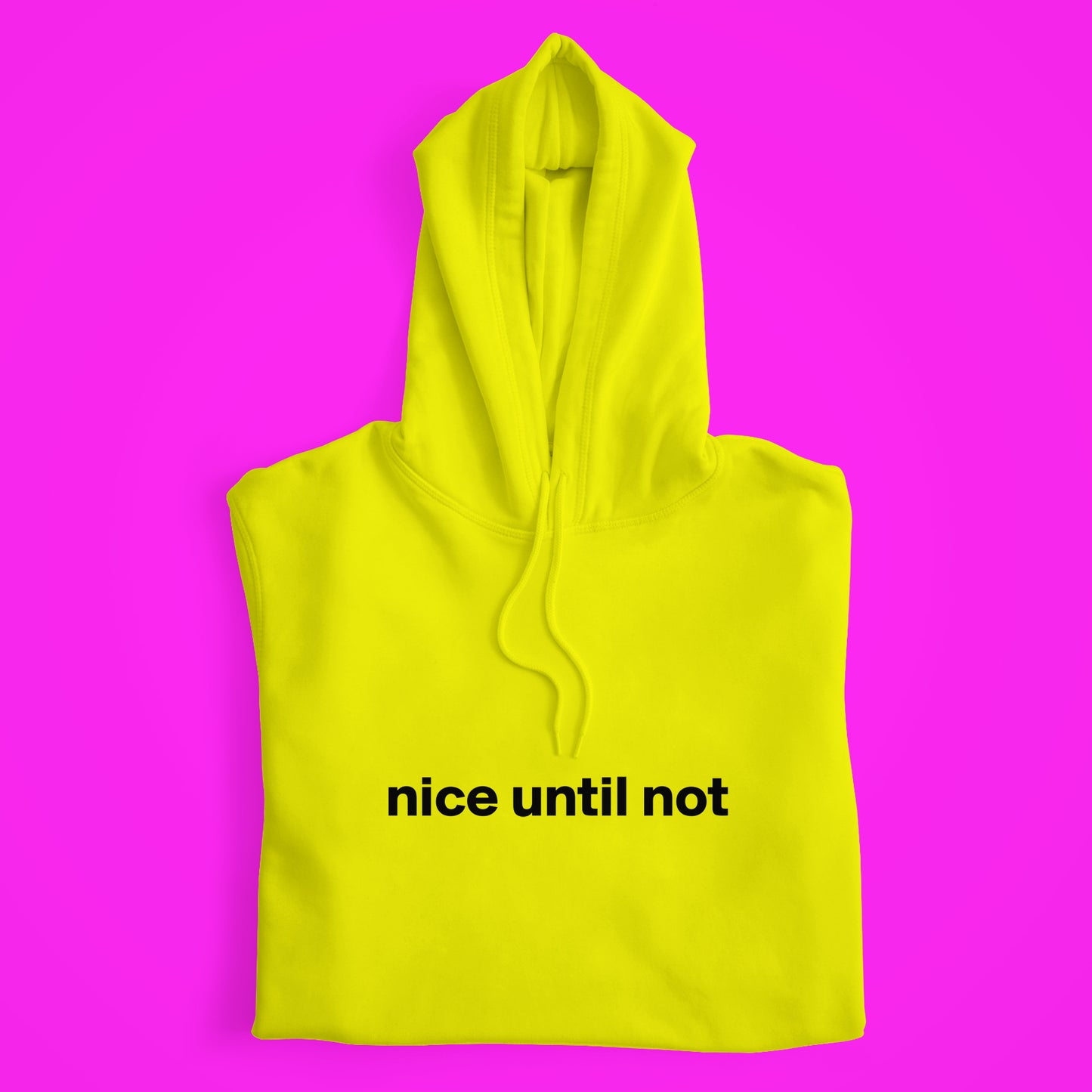 Nice Until Not Hoodie