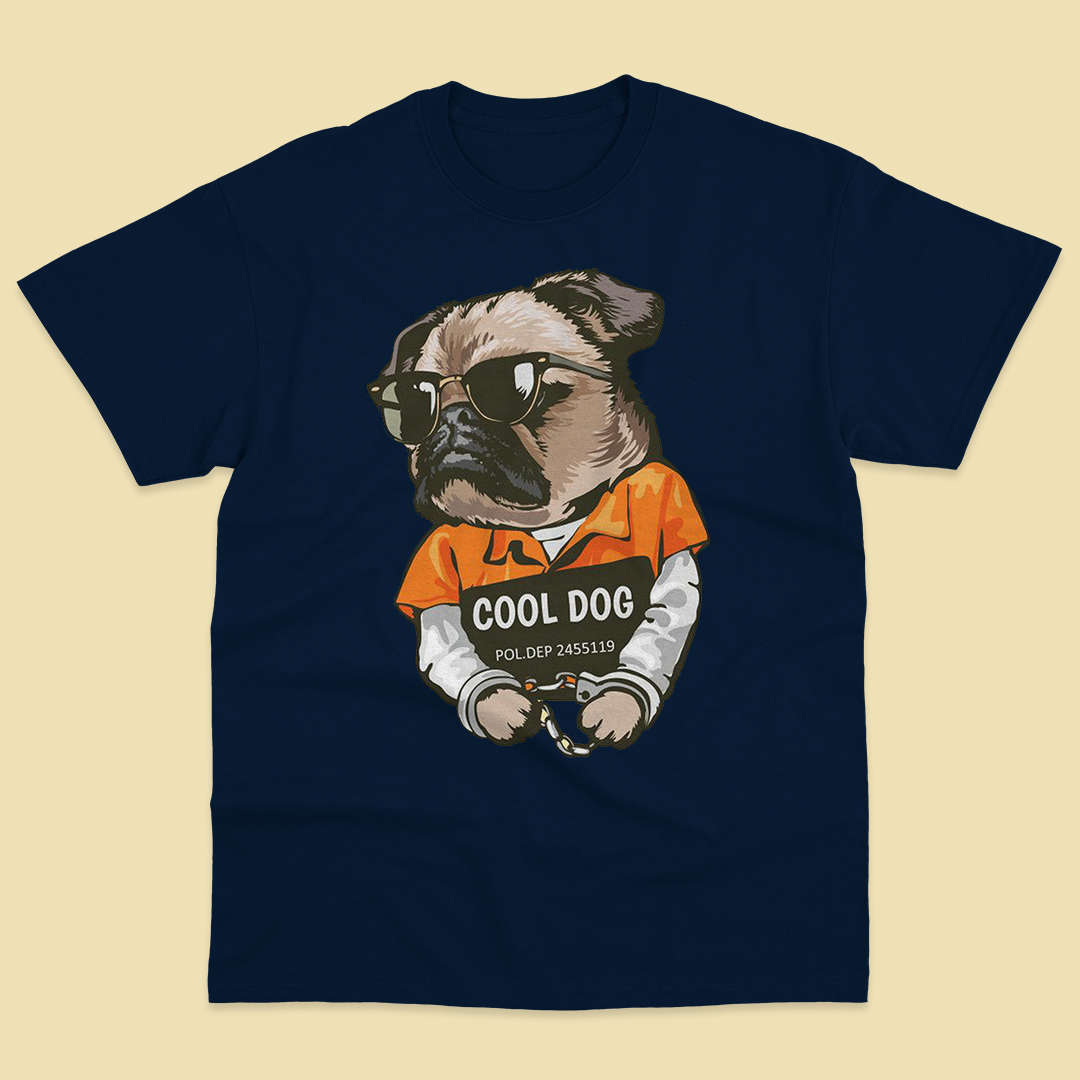 Cool pug T-shirt