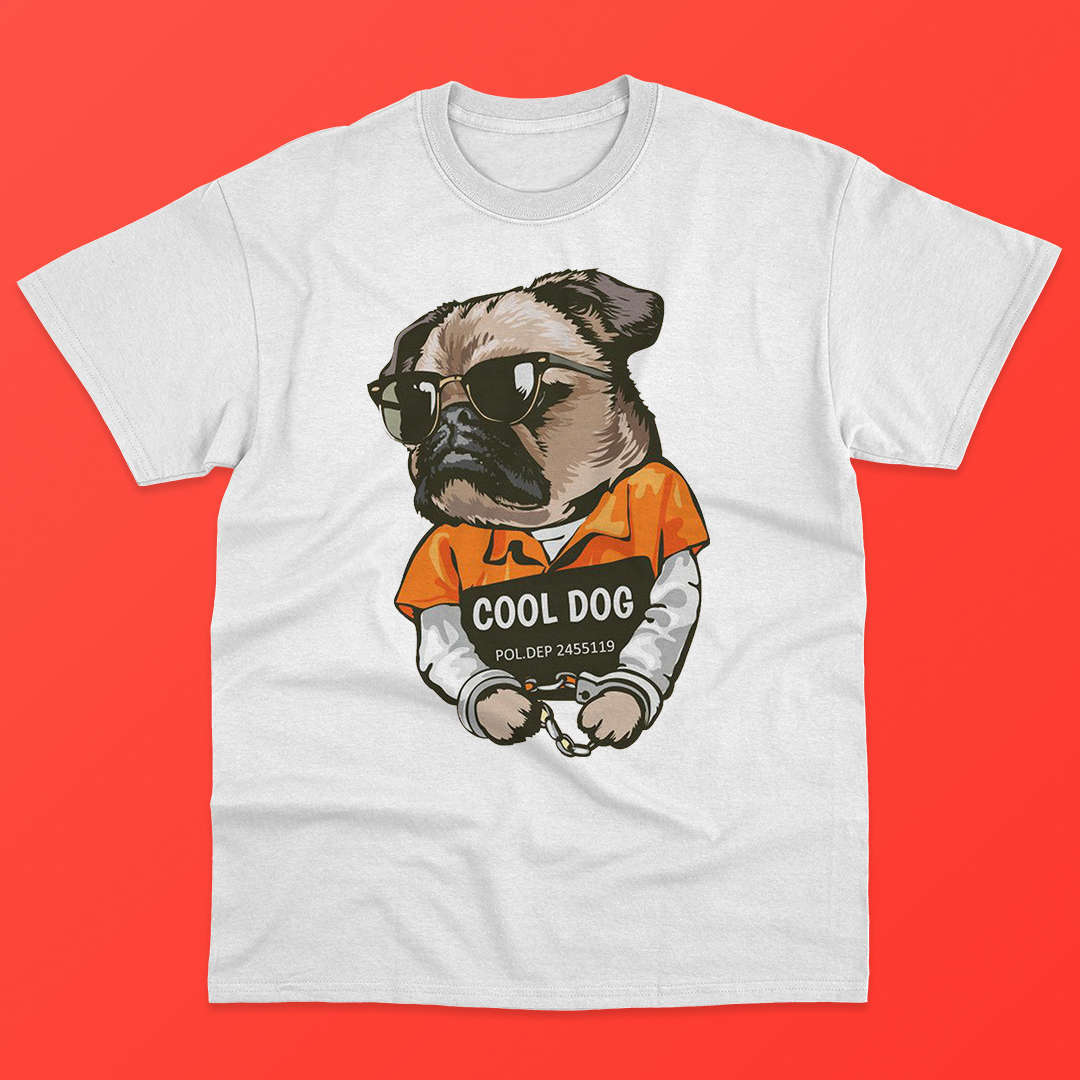 Cool pug T-shirt