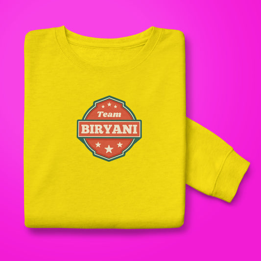 Team Biryani sweatshirt